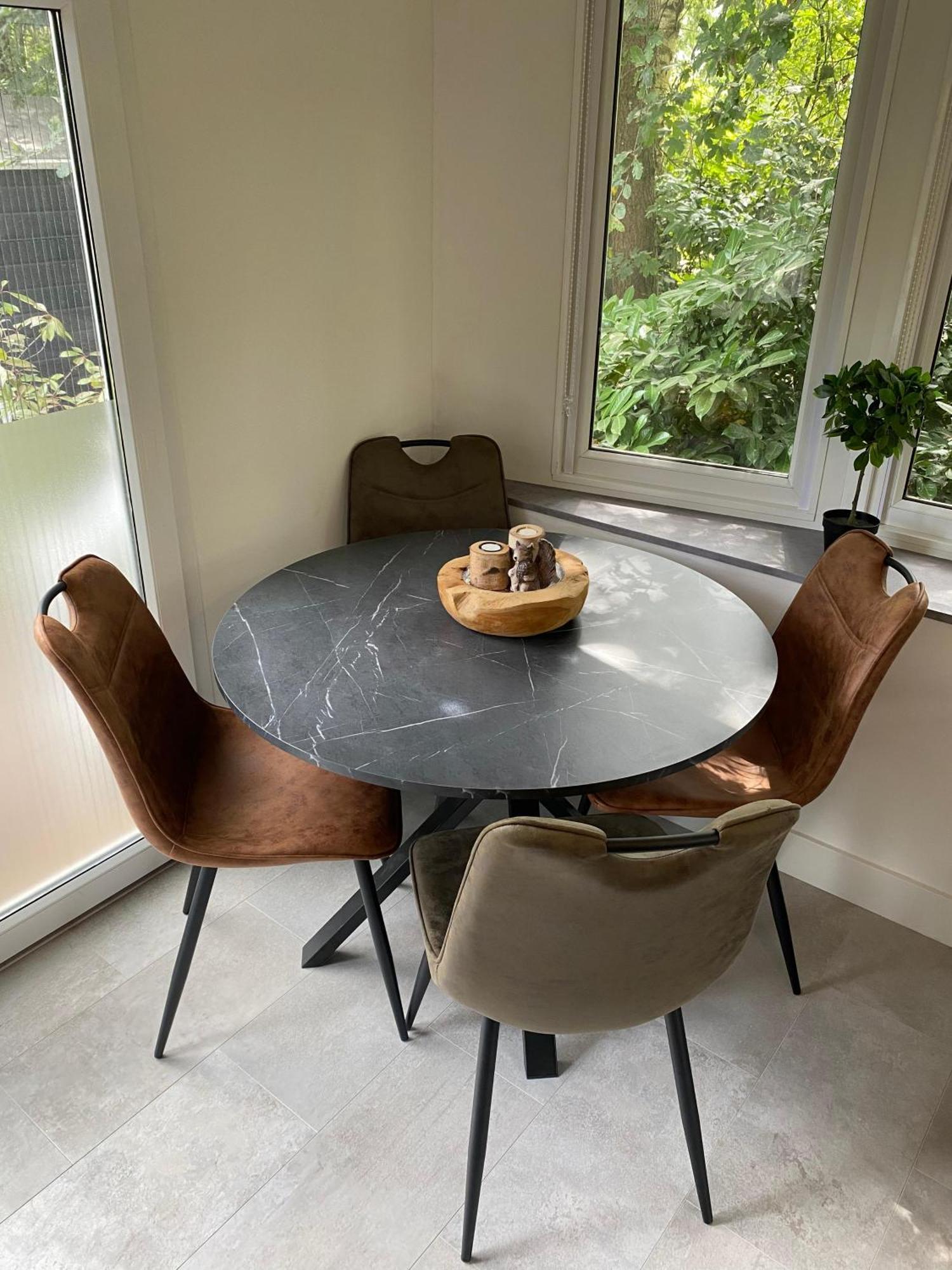 Modern Chalet In De Bossen Van De Veluwe 에페 외부 사진